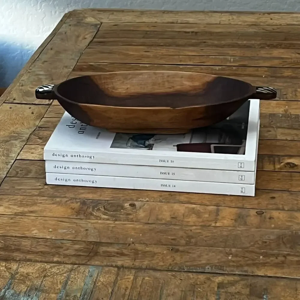 Wood Serving Bowl 12.5
